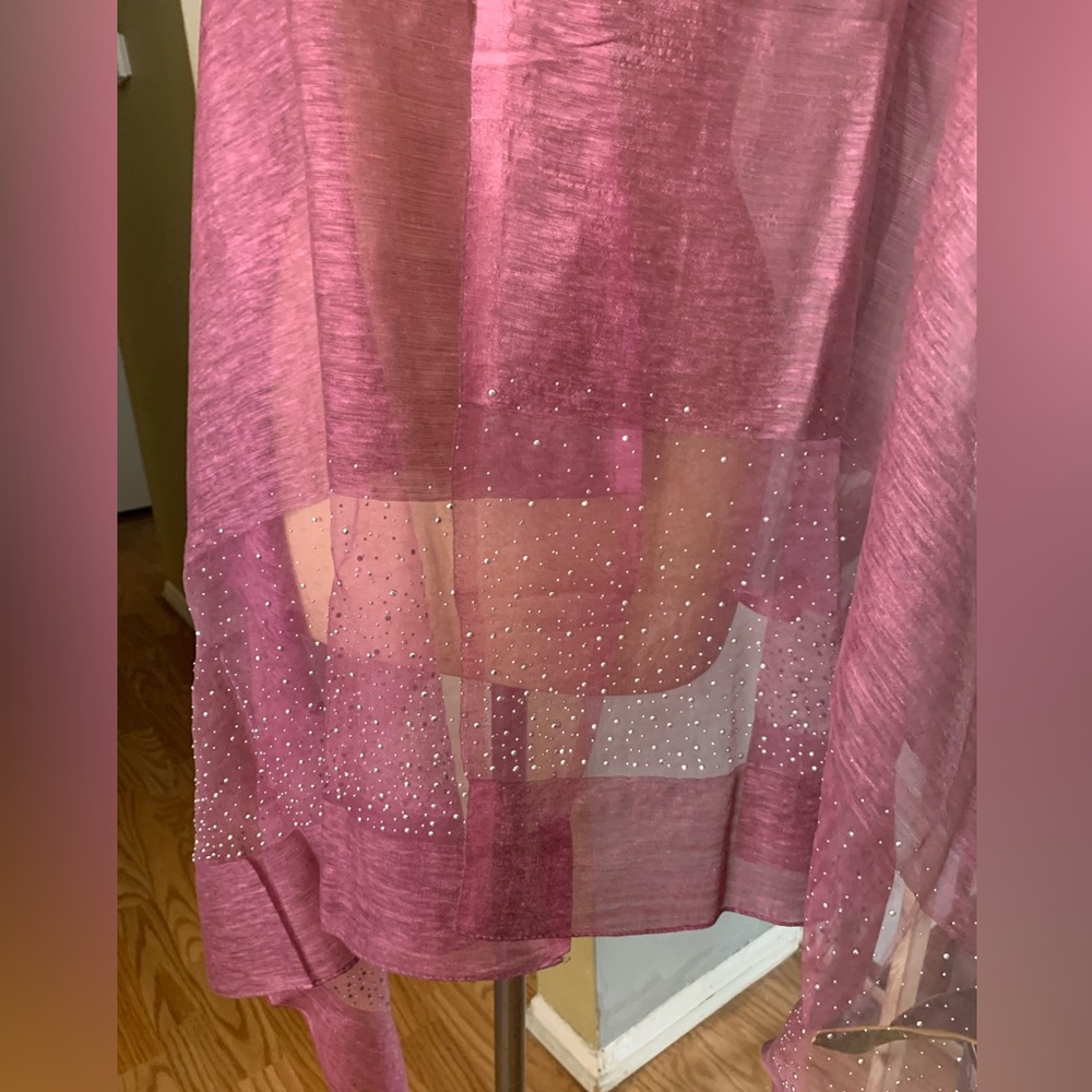 NWT Silk Cotton Mix Shawl Scarf - Picture 7 of 10